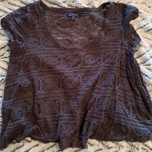 American eagle laser cut top